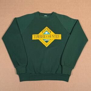 Vintage Oregon Timber Country 80s Outdoors Hiking Nature Crewneck Size Small